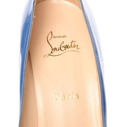 Christian Louboutin Patent New Declic 120 Pumps 41 Royal Blue 7 of 14