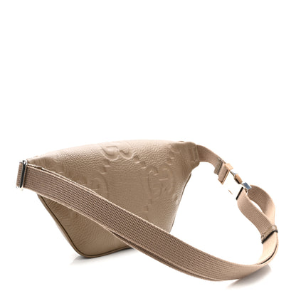 Gucci Piuma Calfskin Jumbo GG Embossed Small Belt Bag Good Taupe 3 of 10
