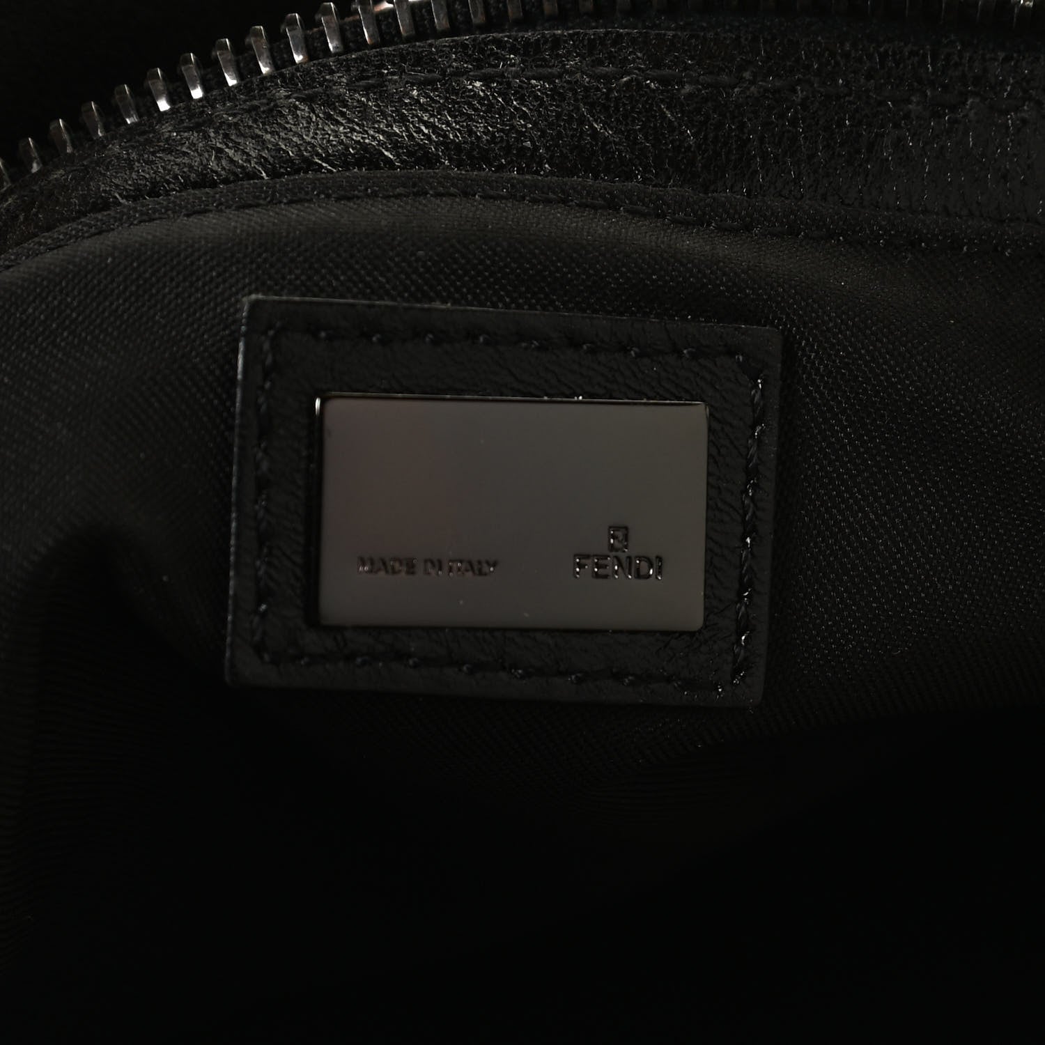 Fendi Zucchino Pochette Tobacco Moro 5 of 12