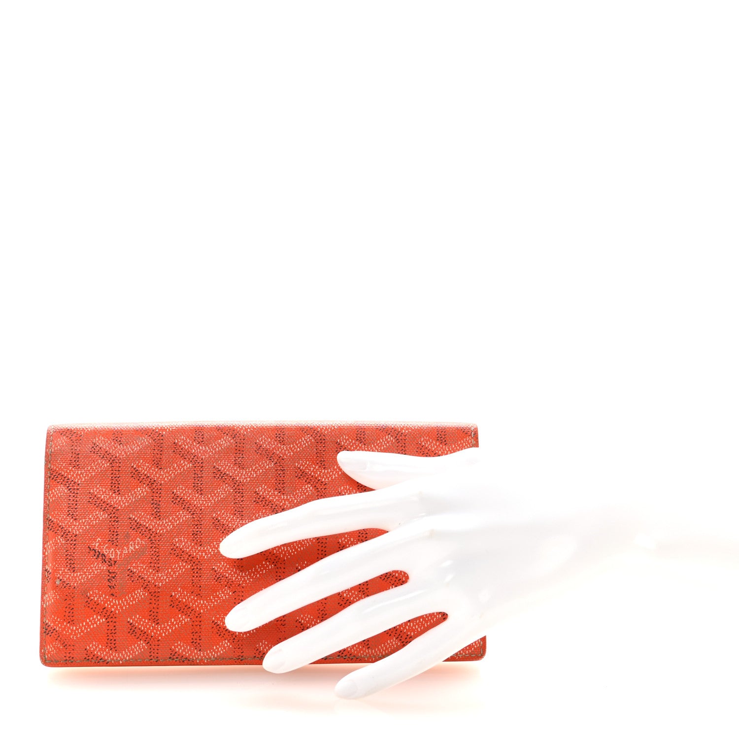 Goyard Goyardine Richelieu Wallet Orange 2 of 6