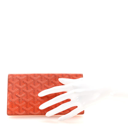Goyard Goyardine Richelieu Wallet Orange 2 of 6