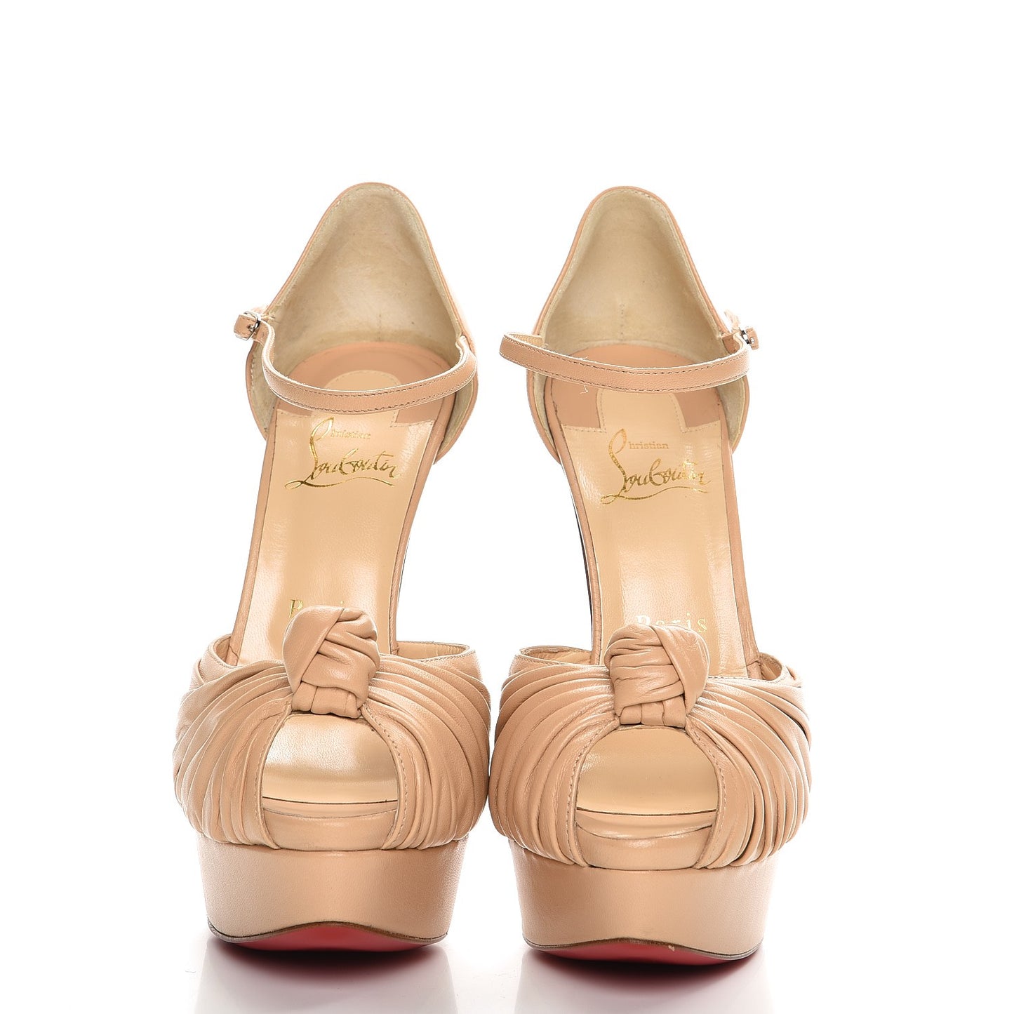 Shiny Nappa Marchavekel 150 Platform Sandals 38.5 Doudou