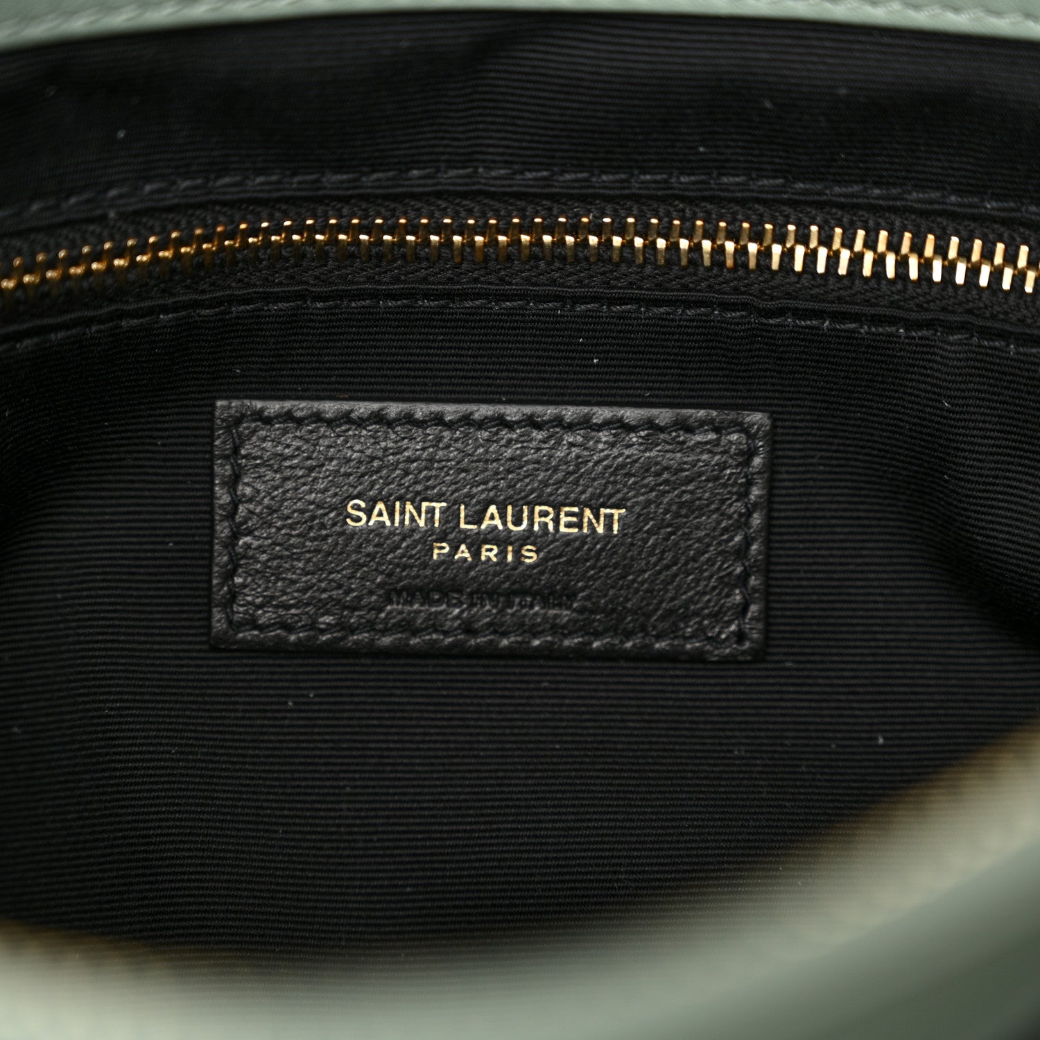 Saint Laurent Suede Y Quilted Monogram Medium Loulou Chain Satchel Vert Opaline 6 of 11