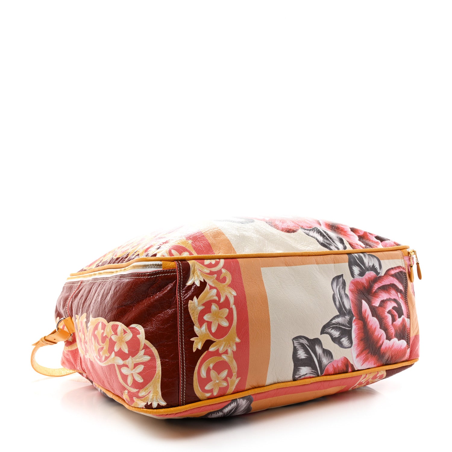 Balenciaga Agneau Floral Print Large Blanket Square Tote Multicolor 3 of 11