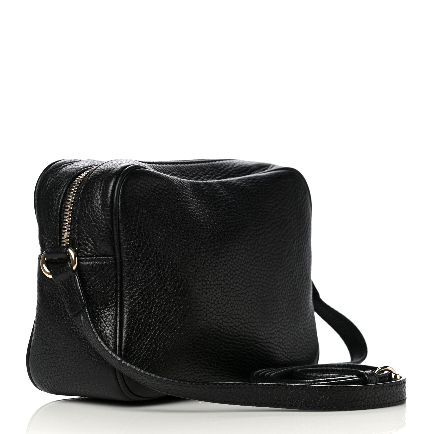 Gucci Pebbled Calfskin Small Soho Disco Bag Black 3 of 10