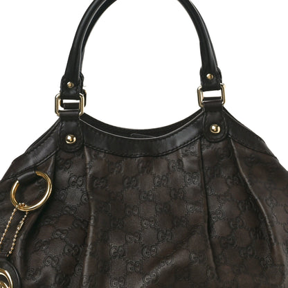 Gucci Guccissima Medium Sukey Tote Chocolate 8 of 11