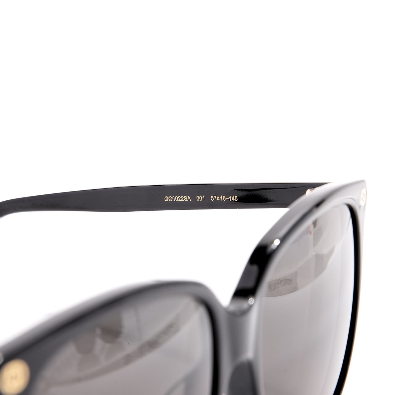 Gucci GG Sunglasses GG0022/SA Black 8 of 9
