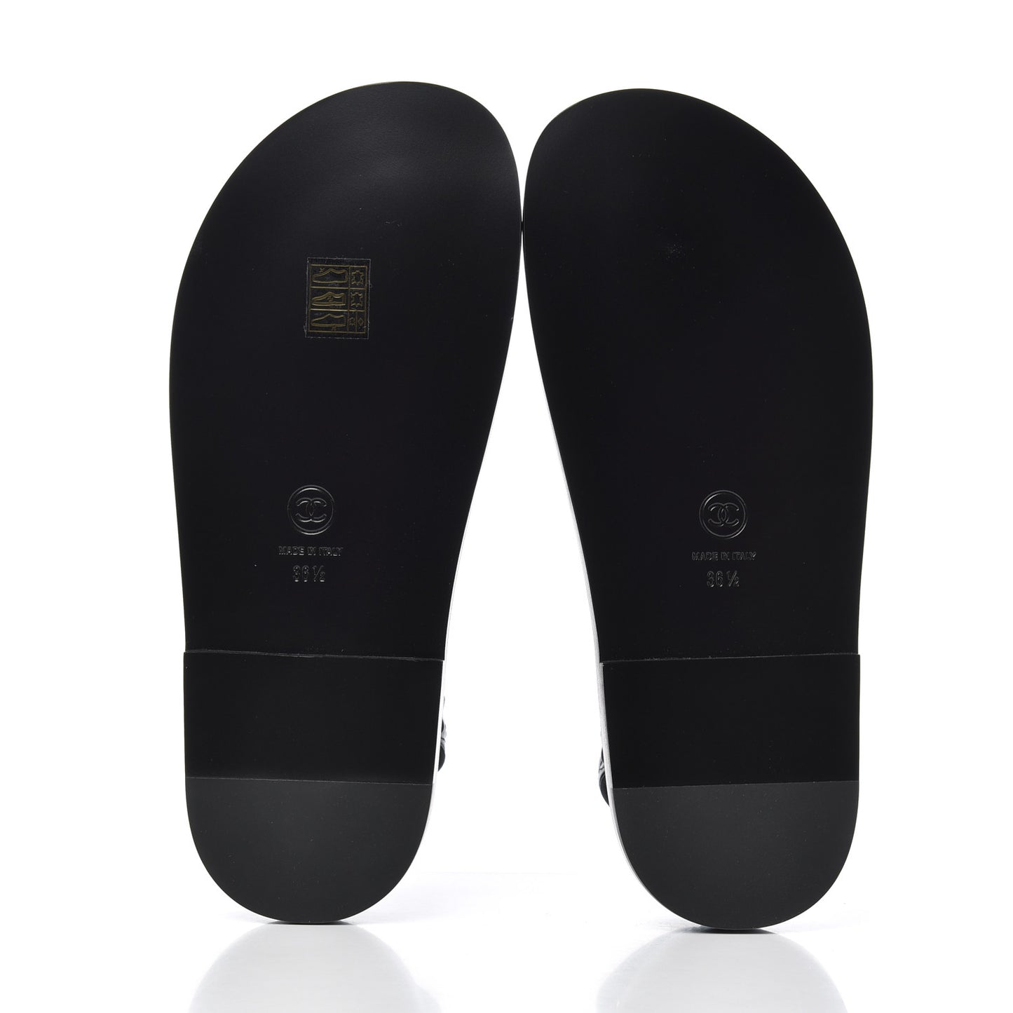Lambskin Velcro Dad Sandals 36.5 Black