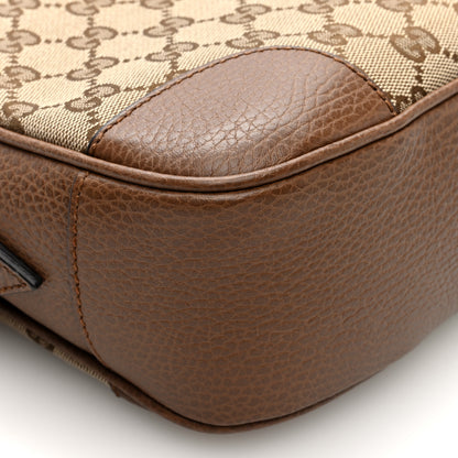 Gucci Monogram Mini Bree Messenger Bag Beige Tabacco 9 of 10