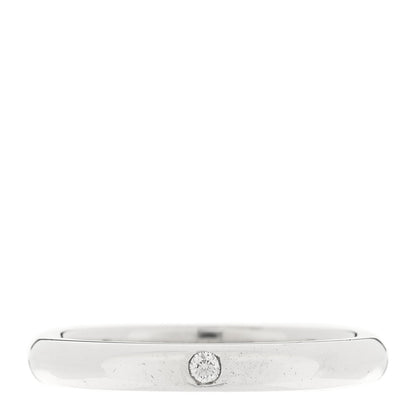 Tiffany Sterling Silver Diamond Elsa Peretti Band Ring 54 7 1 of 4