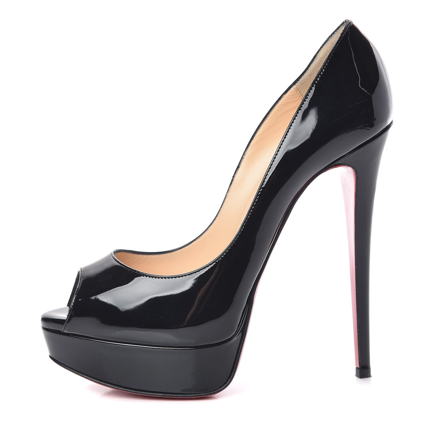 Patent Lady Peep 150 Pumps 38 Black