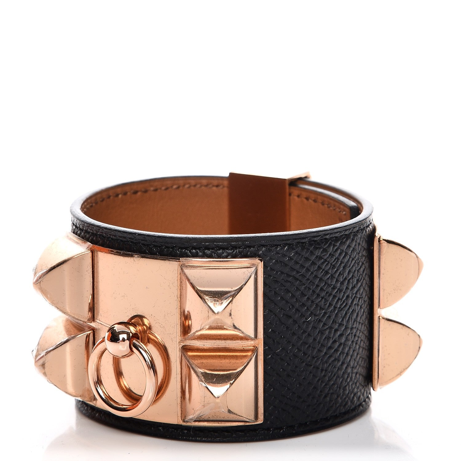 Hermes Epsom Collier de Chien CDC Bracelet S Black 1 of 6