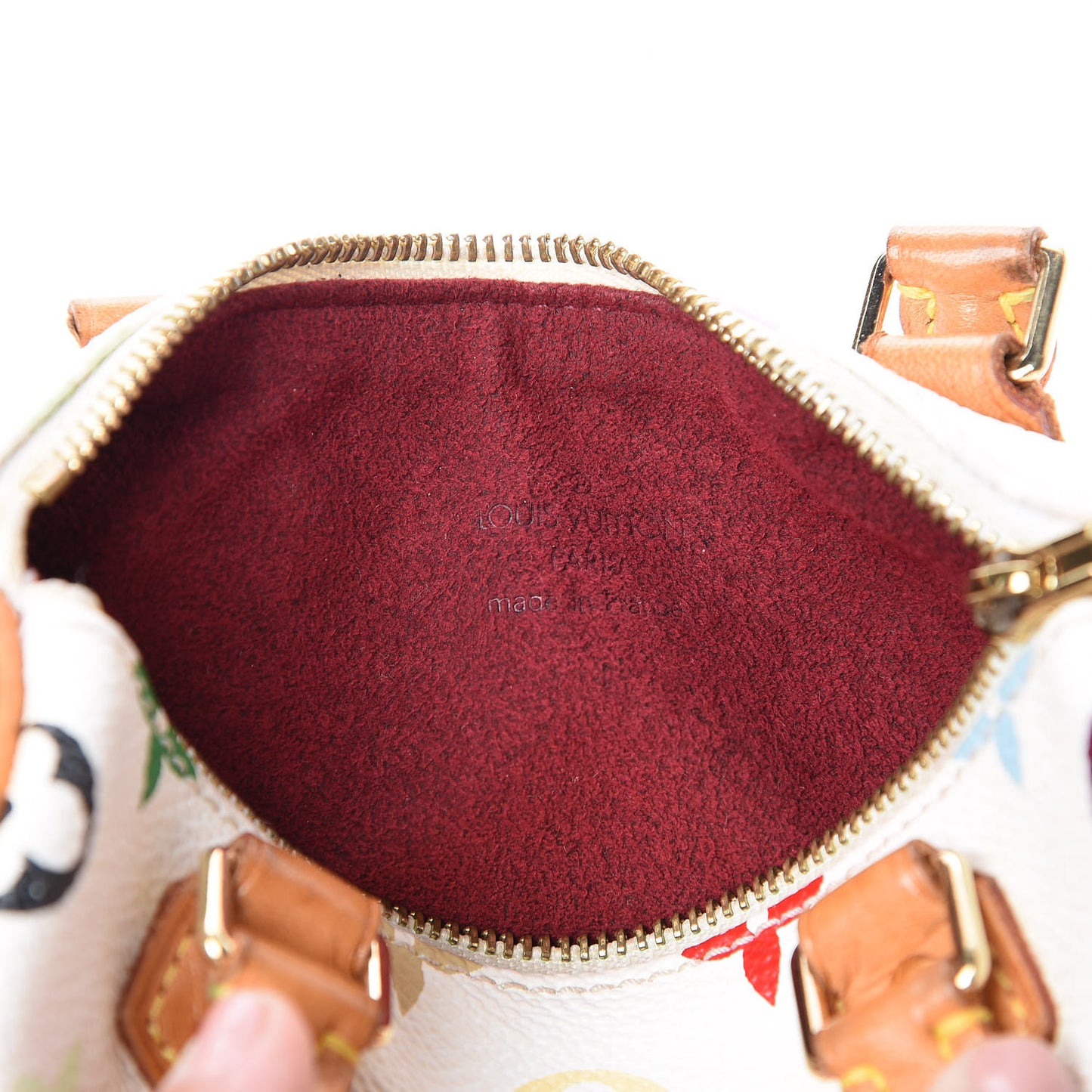 Monogram Multicolor Mini Sac HL Speedy White