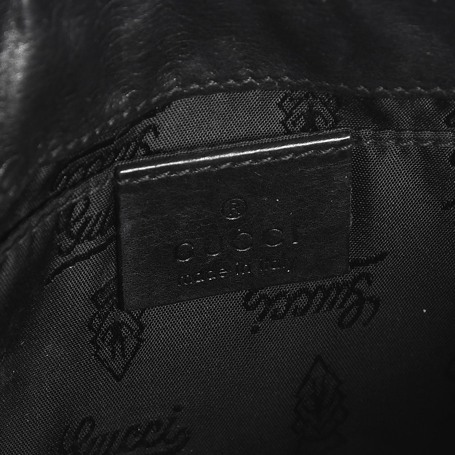 Gucci Calfskin Small Hysteria Clutch Black 6 of 7