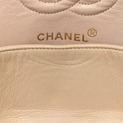 Chanel Lambskin Quilted Small Double Flap Beige 16 of 18