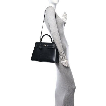Hermes Box Kelly Sellier 32 Black 2 of 13