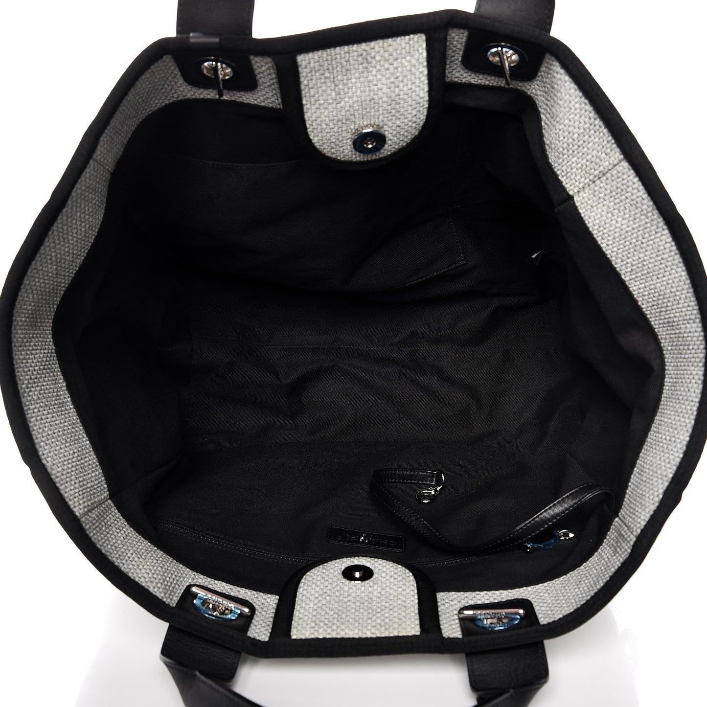 Canvas Large Deauville Tote Grey