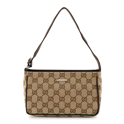 Gucci Monogram Shoulder Bag Dark Brown 1 of 11
