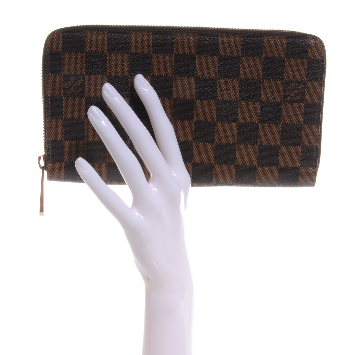 Damier Ebene Zippy Organizer Wallet