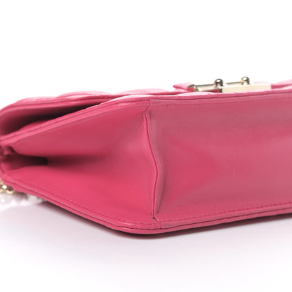 Christian Dior Lambskin Cannage Miss Dior Promenade Pouch Fuchsia 10 of 12