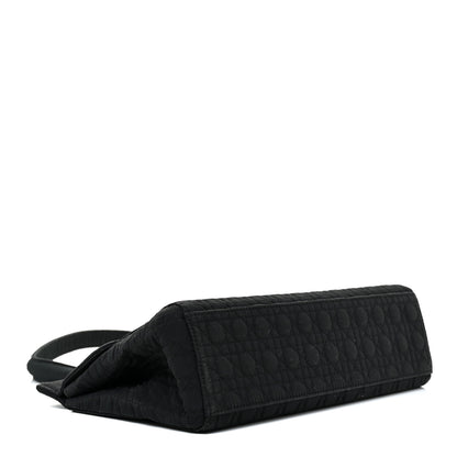 Christian Dior Nylon Cannage Shoulder Bag Black 4 of 11