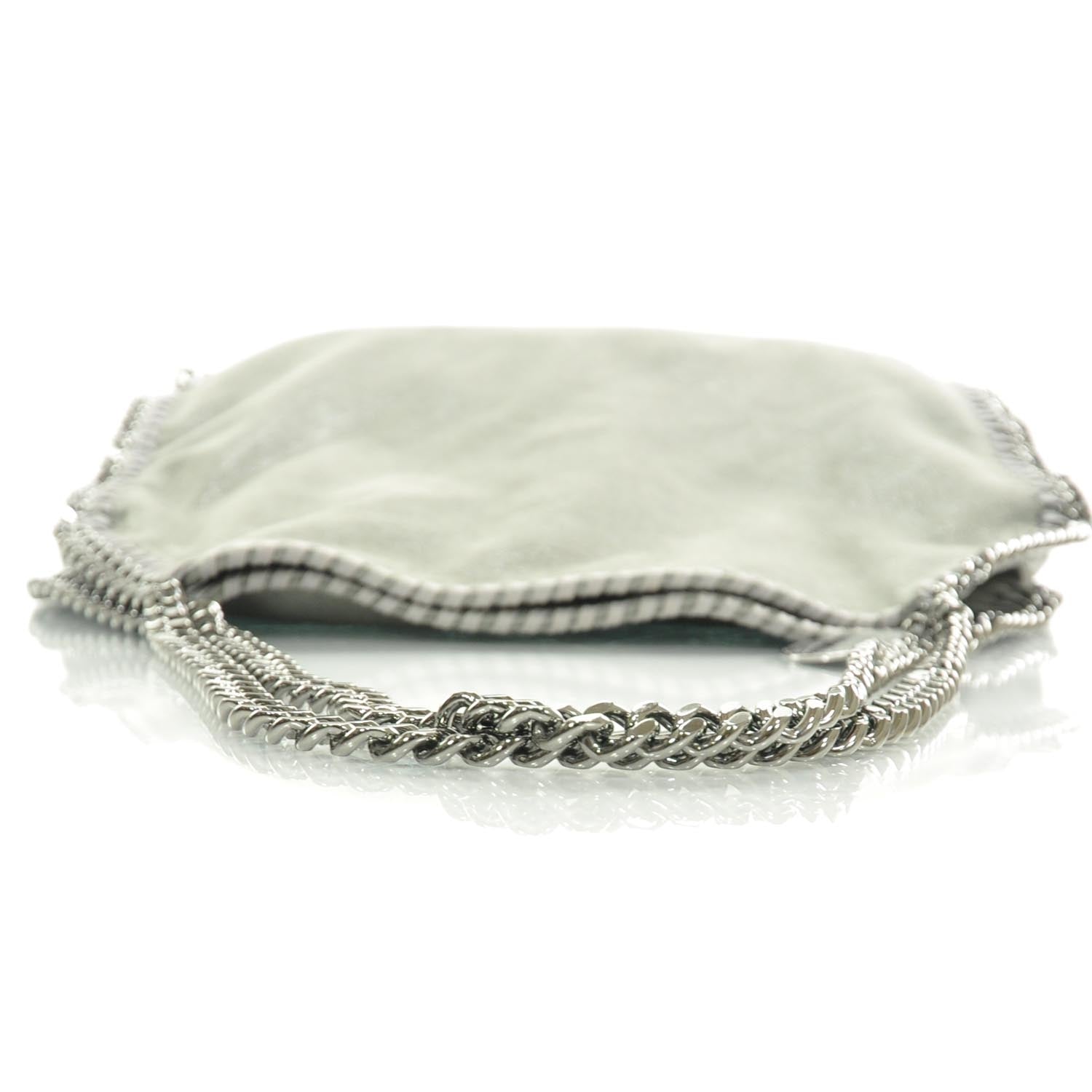 Stella McCartney Leather Falabella Tote Light Grey 7 of 7