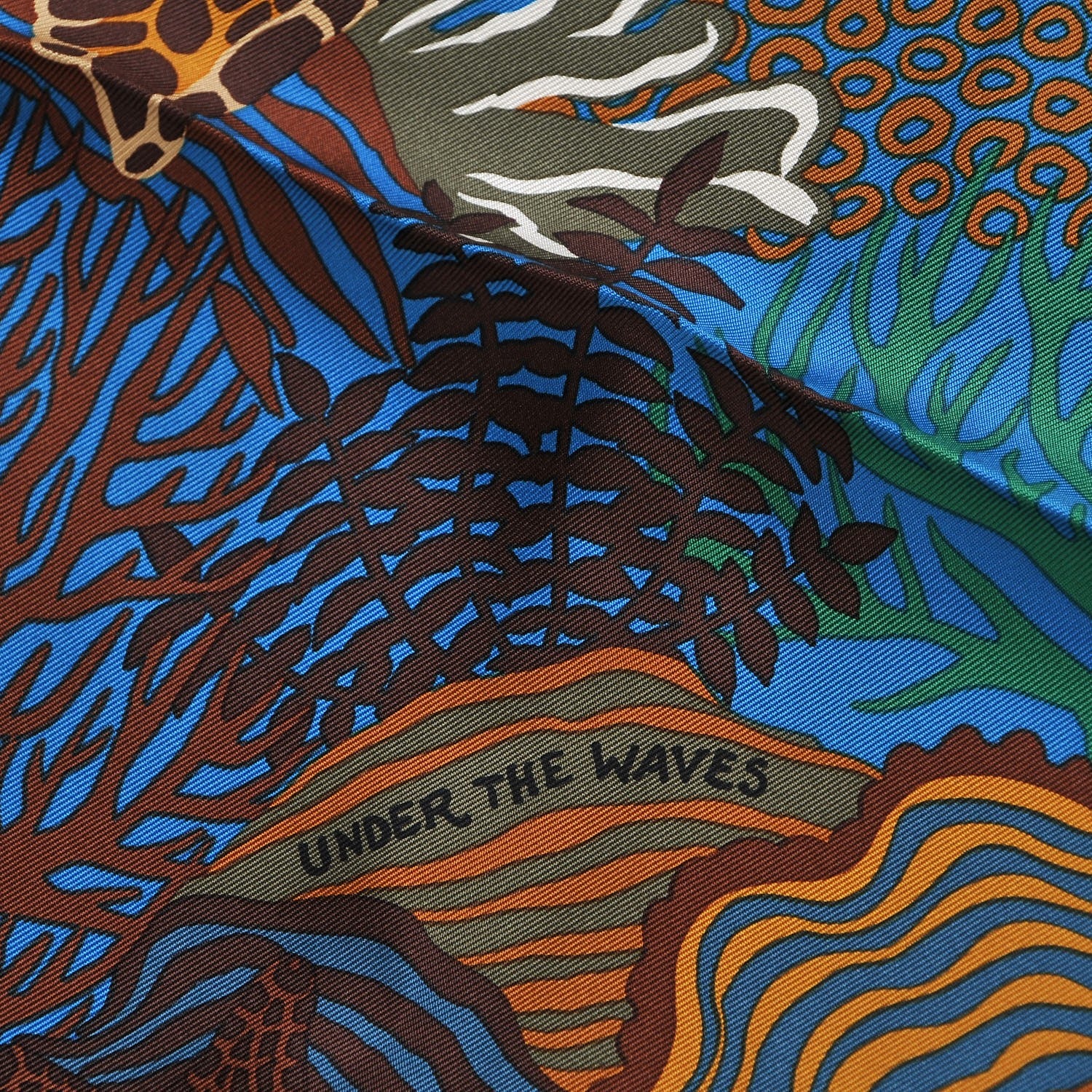Hermes Silk Under The Waves Scarf 90 3 of 7