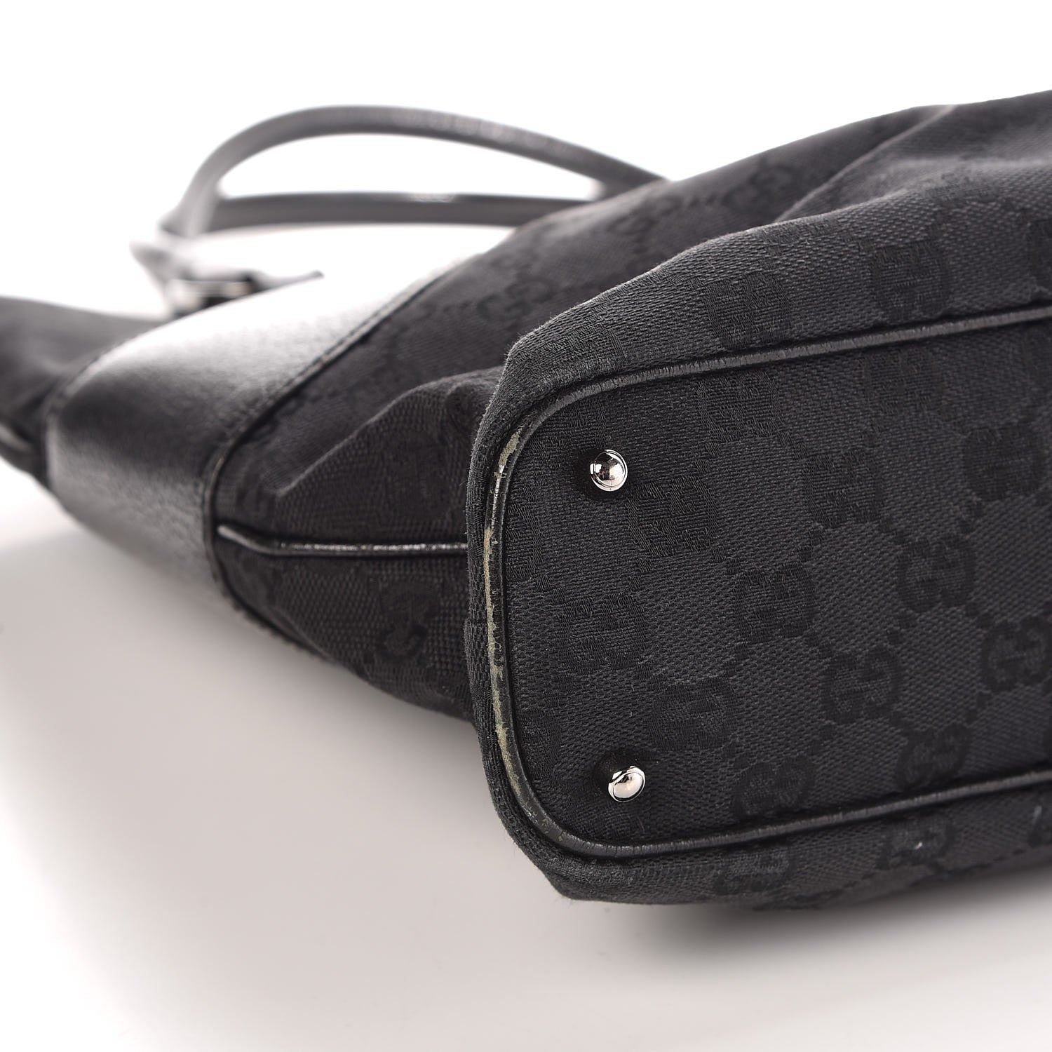 Gucci Monogram Signature GG Tote Black 9 of 17