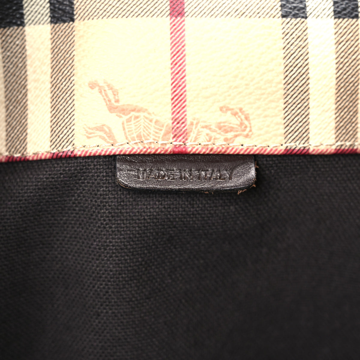 Burberry Haymarket Check Small Canterbury Tote Chocolate 7 of 10