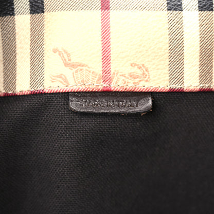 Burberry Haymarket Check Small Canterbury Tote Chocolate 7 of 10