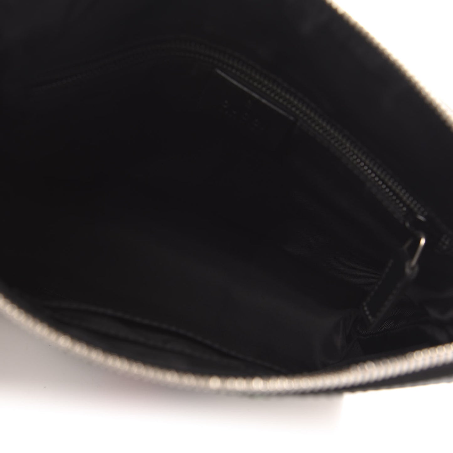 GG Supreme Monogram Web Messenger Bag Black