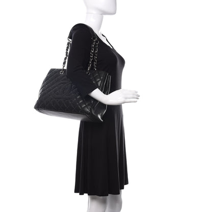 Chanel Caviar Quilted Grand Shopping Tote GST Black 2 of 10