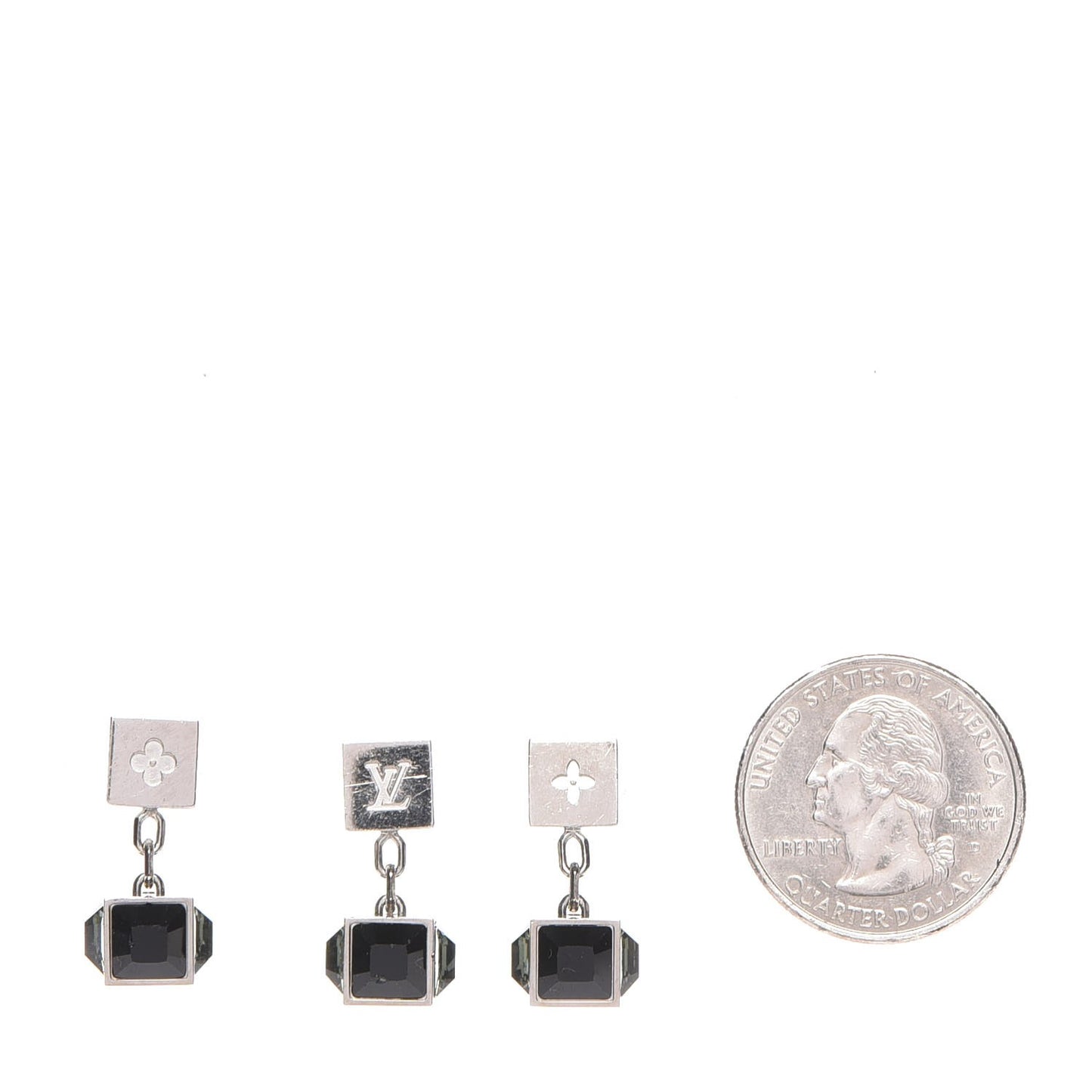 Swarovski Gamble Earring Set Silver