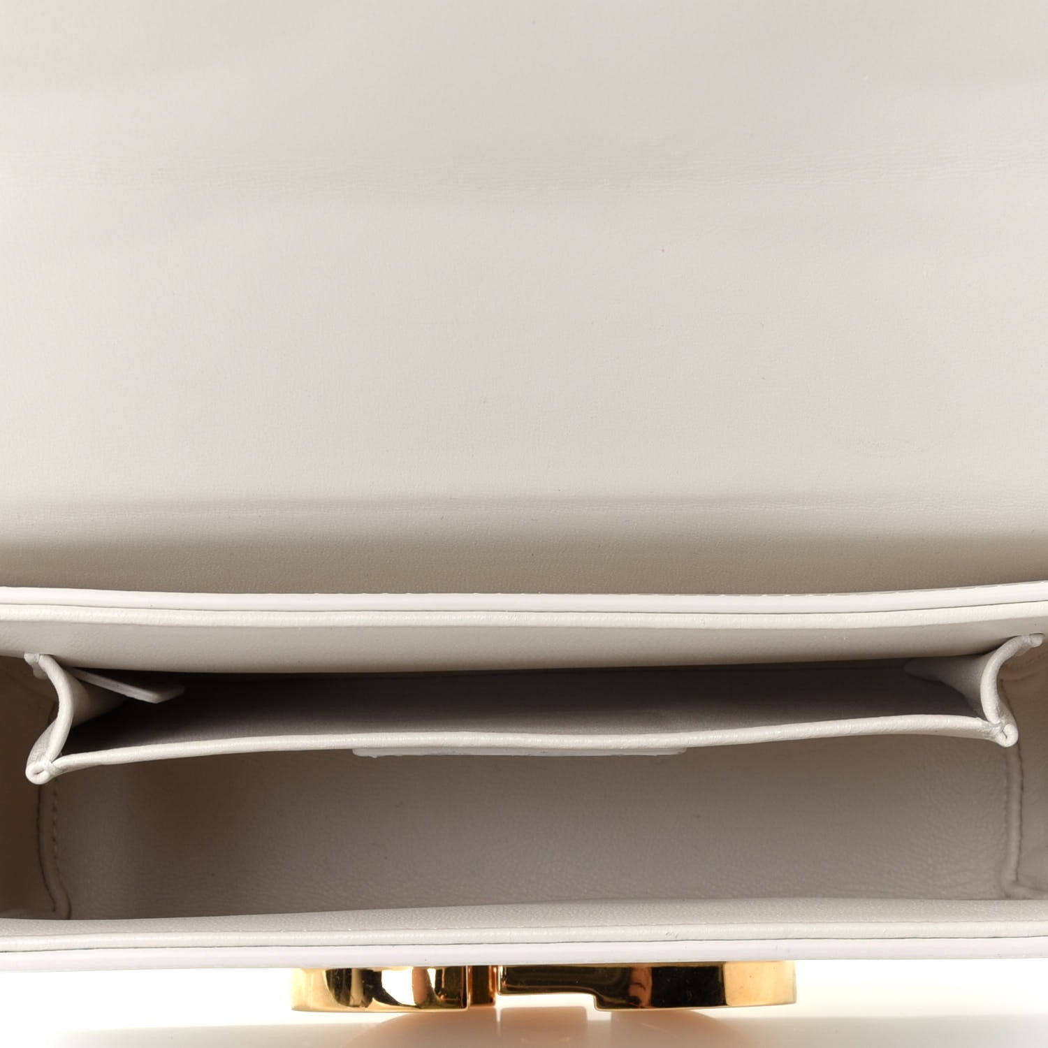 Christian Dior Smooth Calfskin 30 Montaigne Box Bag White 5 of 11