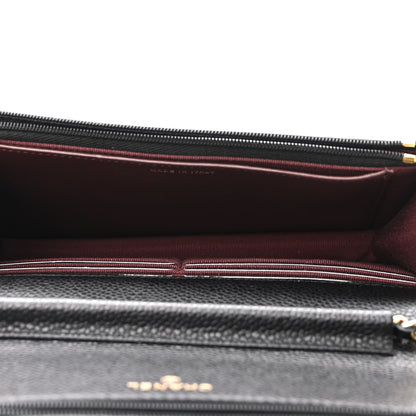 Chanel Caviar Quilted Wallet On Chain WOC Black 5 of 12
