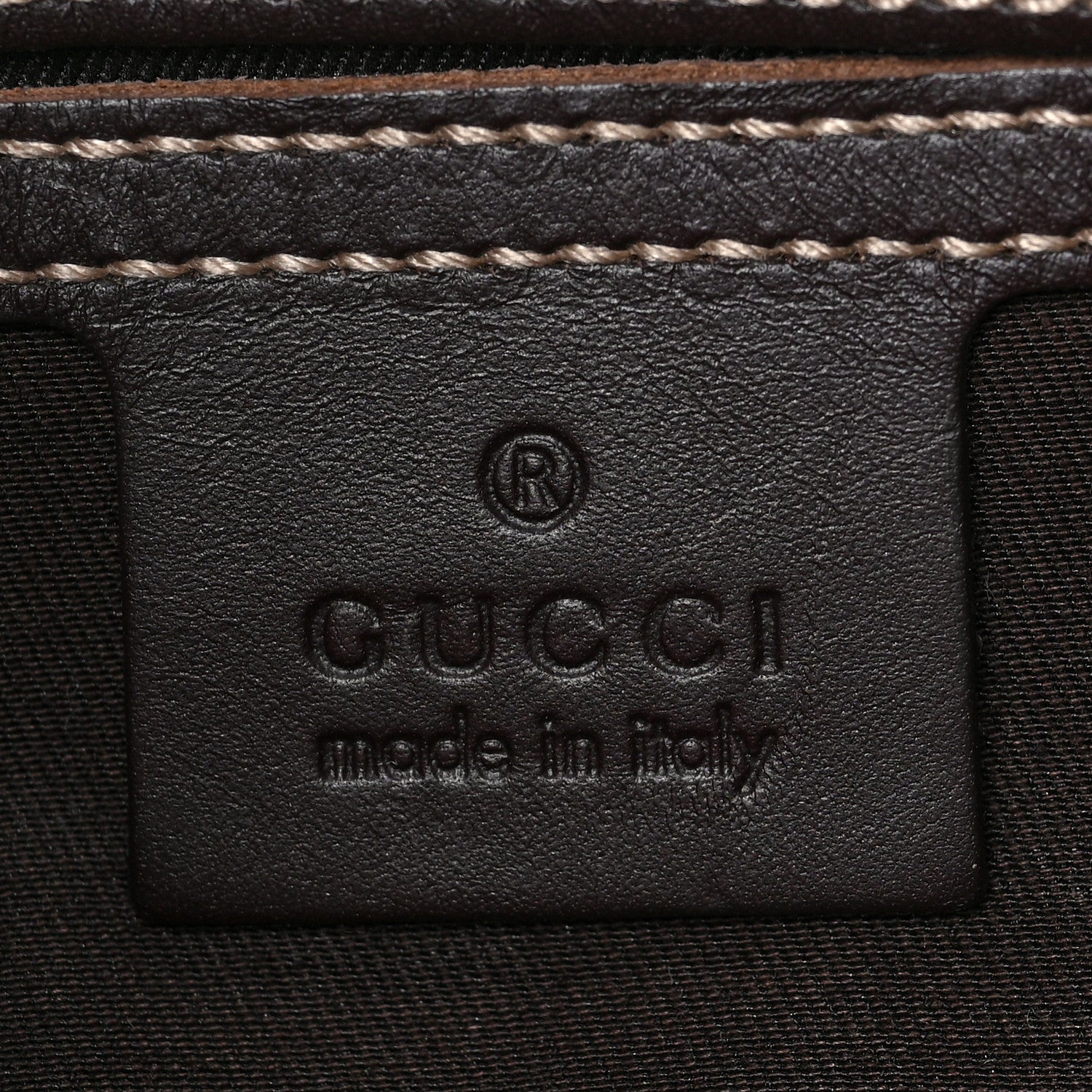 Gucci GG Supreme Monogram Belt Bag Dark Brown 10 of 17
