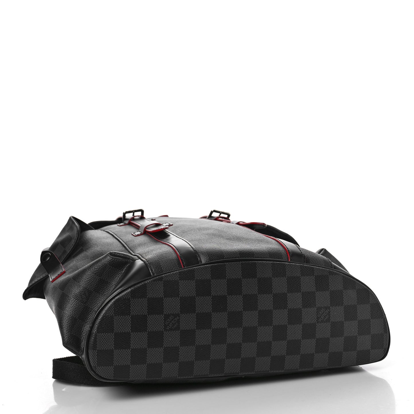 Damier Graphite Christopher PM Red