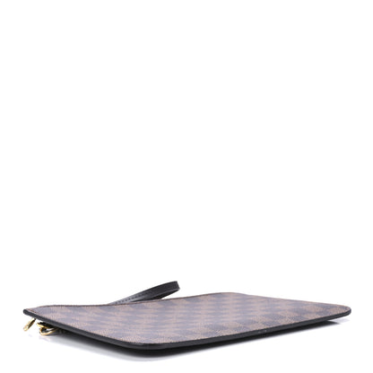 Louis Vuitton Damier Ebene Neverfull MM GM Pochette 3 of 10