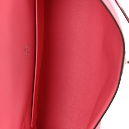 Hermes Swift Kelly Pochette Clutch Rose Azalee 5 of 8
