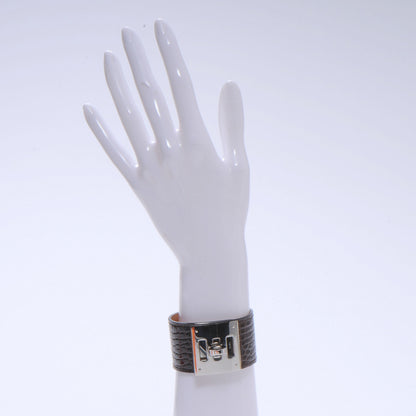 Hermes Shiny Alligator Kelly Dog Cuff Havanne 2 of 6