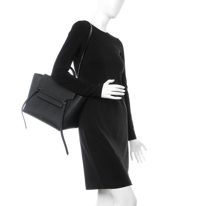 Celine Grained Calfskin Mini Belt Bag Black 2 of 6