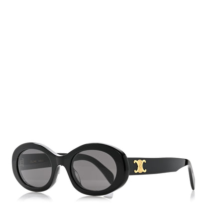 Celine Acetate Triomphe 01 Sunglasses CL 40194U Black 1 of 7