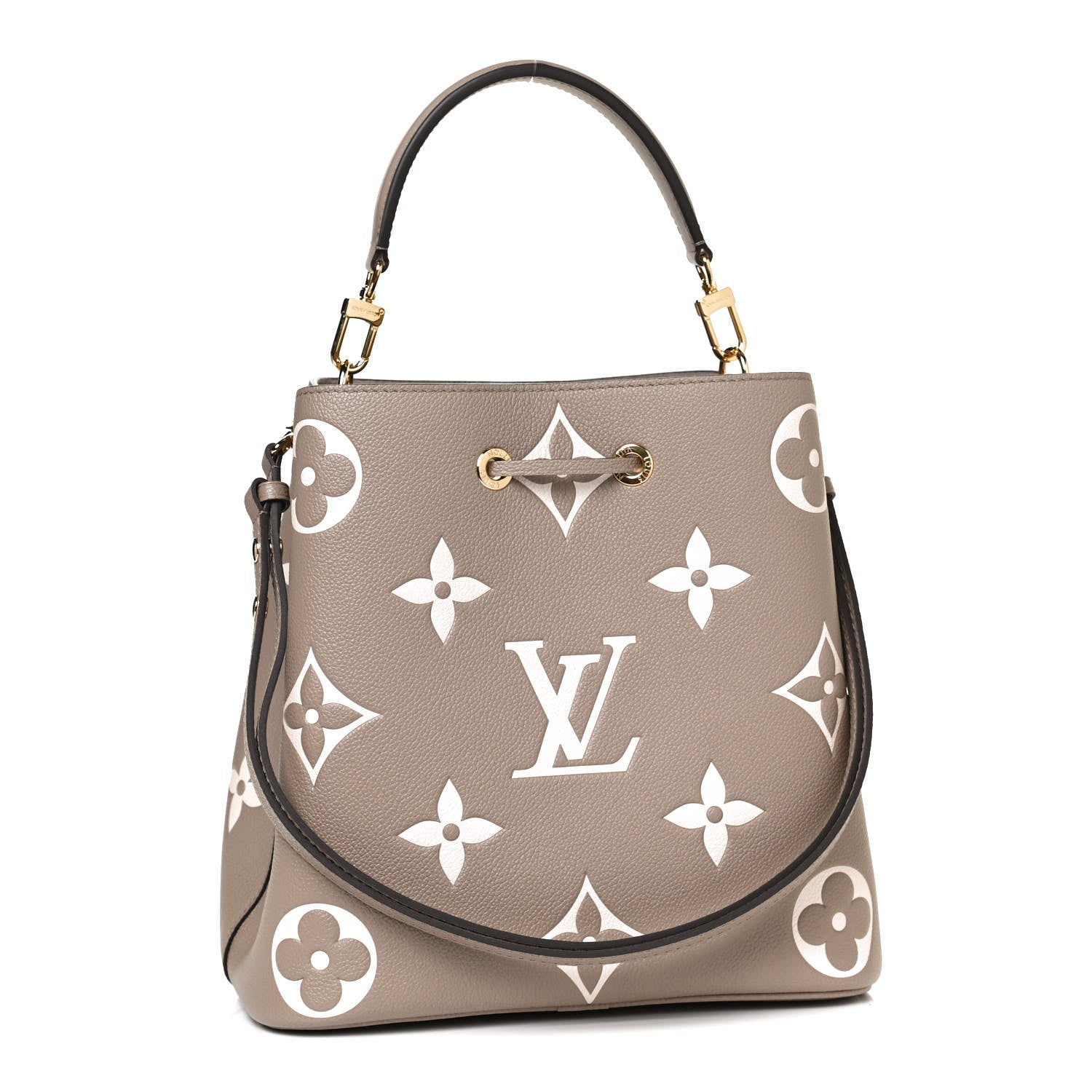 Louis Vuitton Empreinte Monogram Giant Neonoe MM Tourterelle Creme 3 of 11