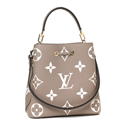 Louis Vuitton Empreinte Monogram Giant Neonoe MM Tourterelle Creme 3 of 11