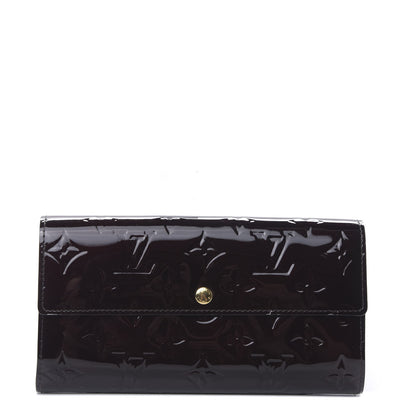 Louis Vuitton Vernis Sarah Wallet Amarante 1 of 7