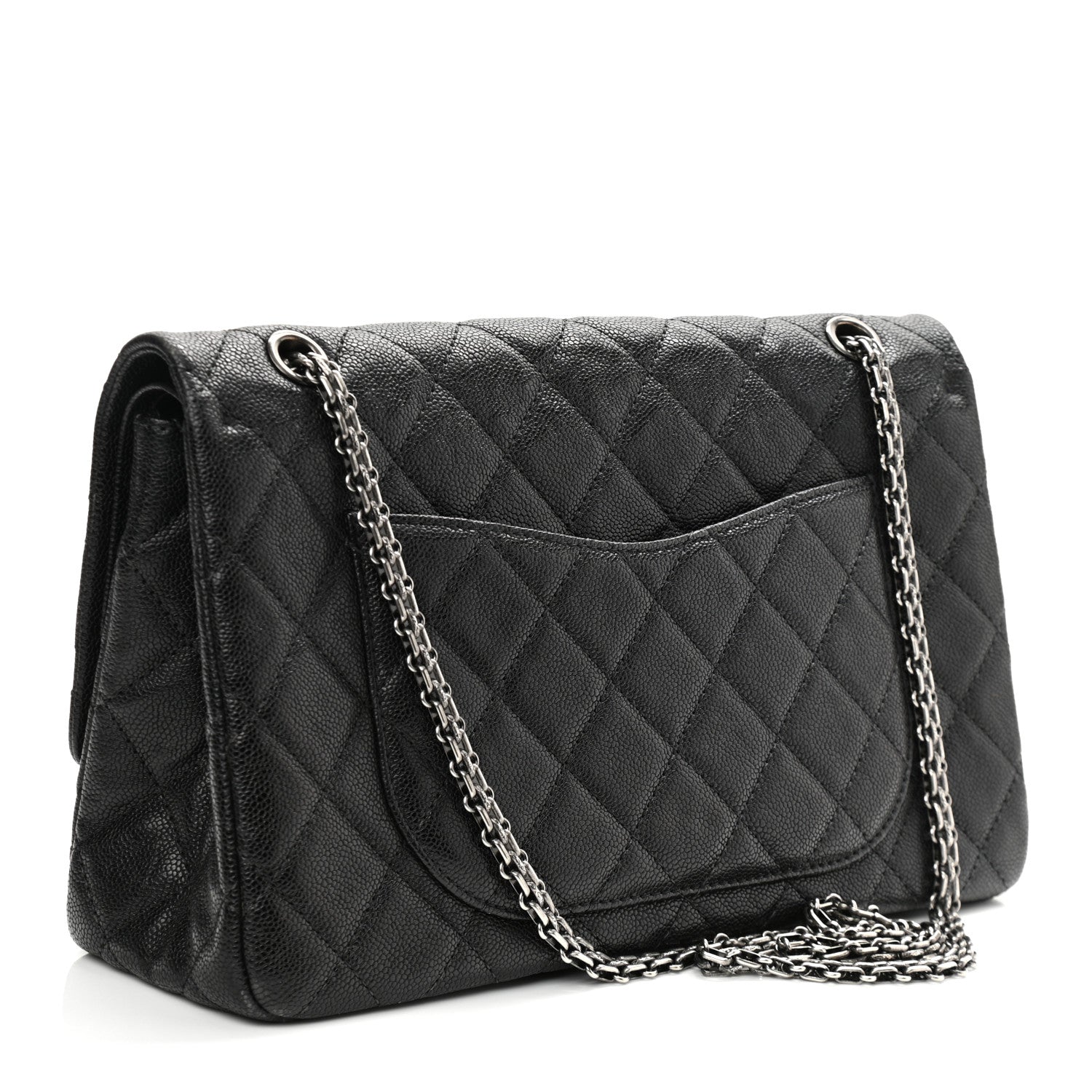 Chanel Caviar Quilted 2.55 Reissue 227 Flap Black 3 of 10