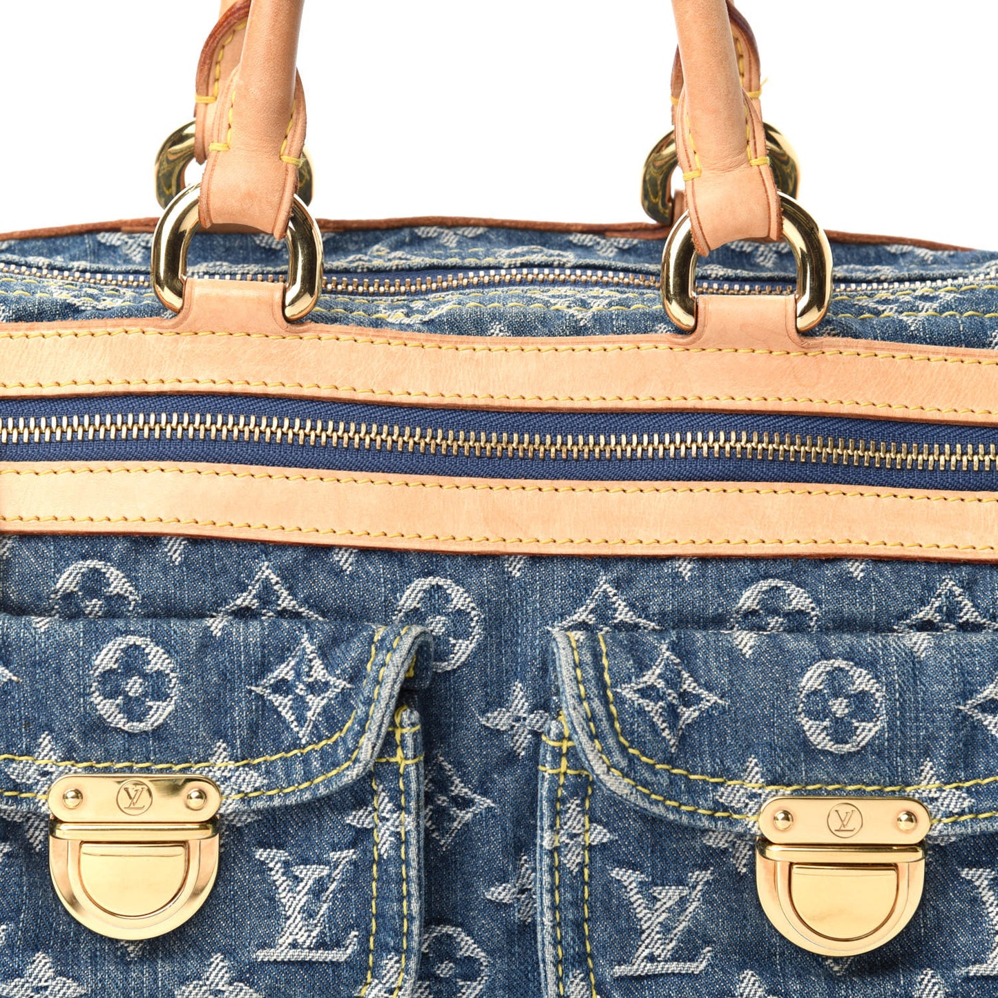 Monogram Denim Neo Speedy Blue