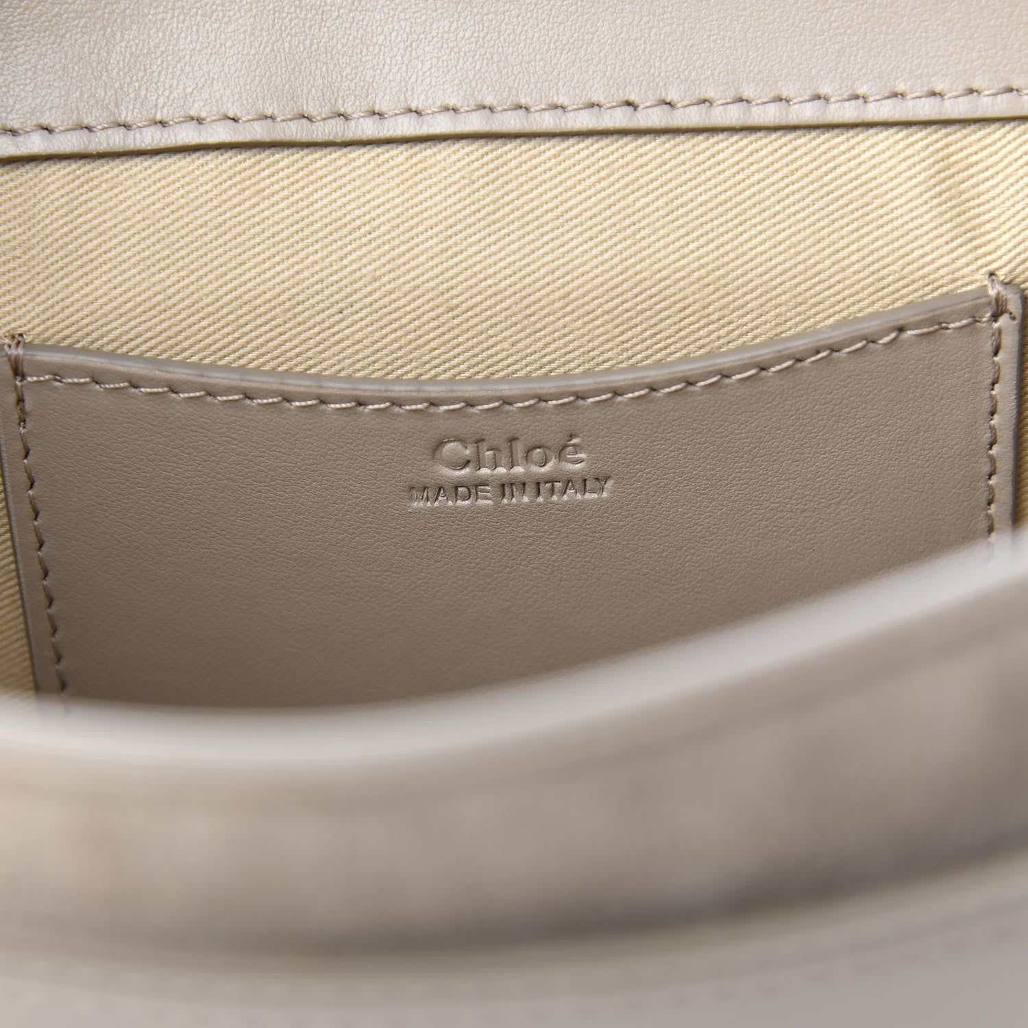 Chloe Calfskin Large Tess Bag Motty Grey 7 of 10