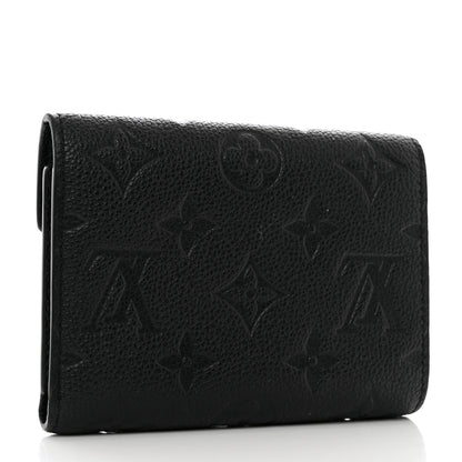 Louis Vuitton Empreinte Victorine Wallet Black 3 of 7