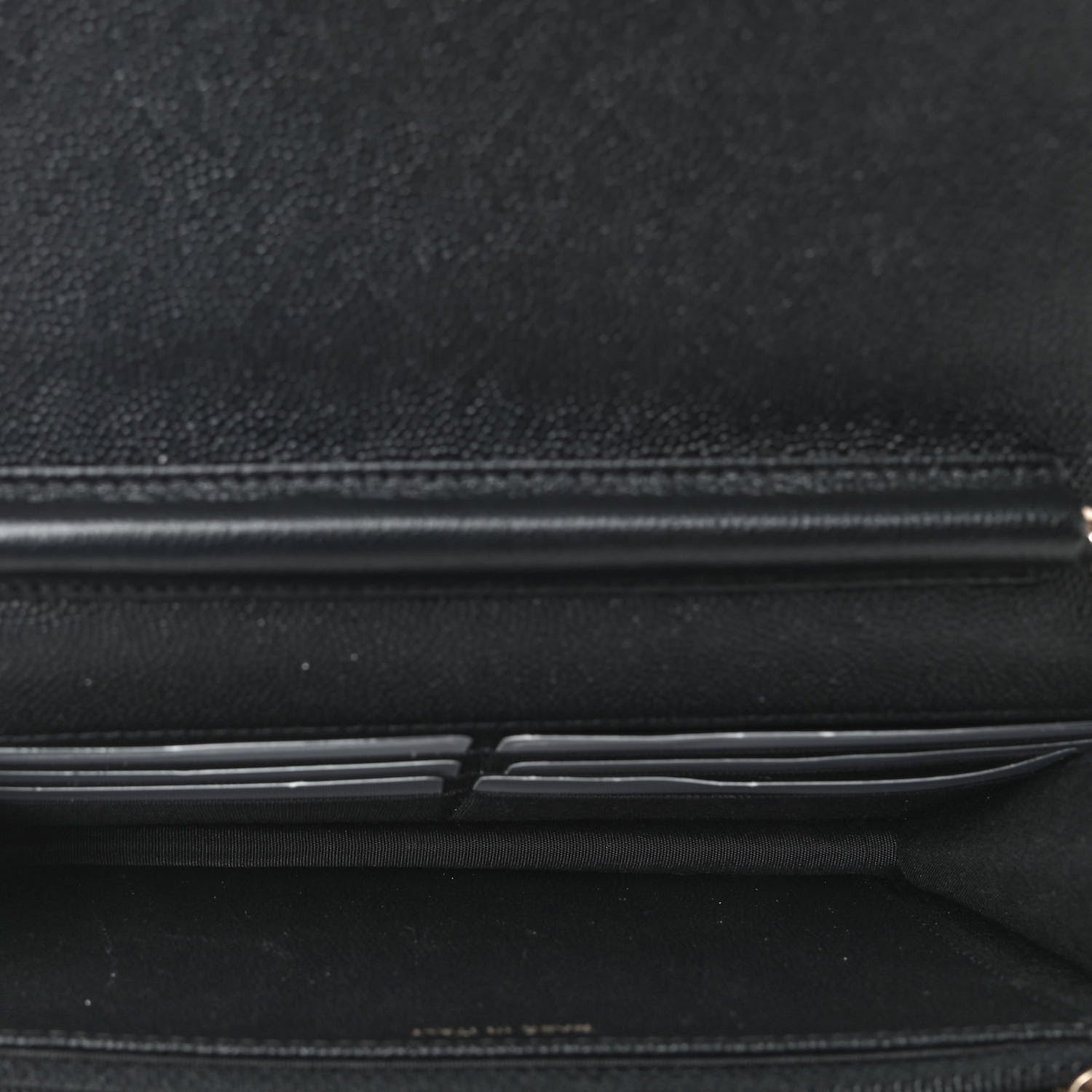 Chanel Caviar Quilted Vintage Mademoiselle Wallet On Chain WOC Black 7 of 10